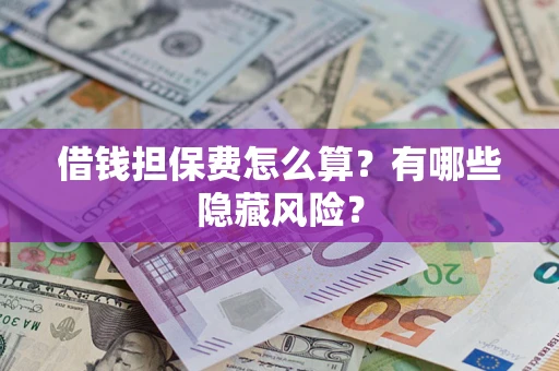 济南借钱担保费怎么算？有哪些隐藏风险？