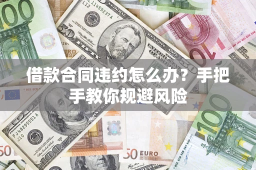 济南借款合同违约怎么办？手把手教你规避风险