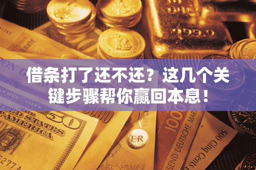 济南借条打了还不还？这几个关键步骤帮你赢回本息！
