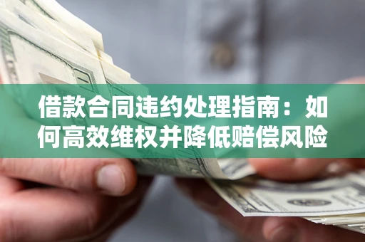 济南借款合同违约处理指南：如何高效维权并降低赔偿风险？