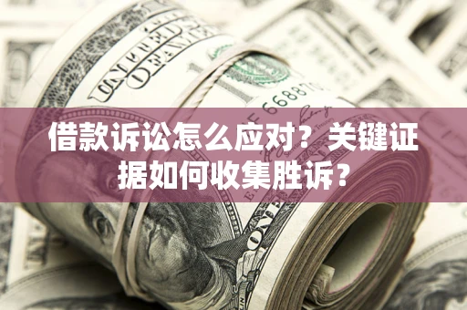 济南借款诉讼怎么应对？关键证据如何收集胜诉？
